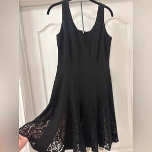Tommy Hilfiger Little Black Dress with Lace Details